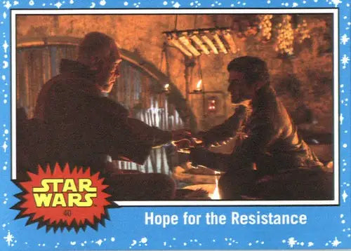 2017 Topps Star Wars Journey to The Last Jedi #40 Hope for the Resistan ID:27936 - Star Wars Card Single