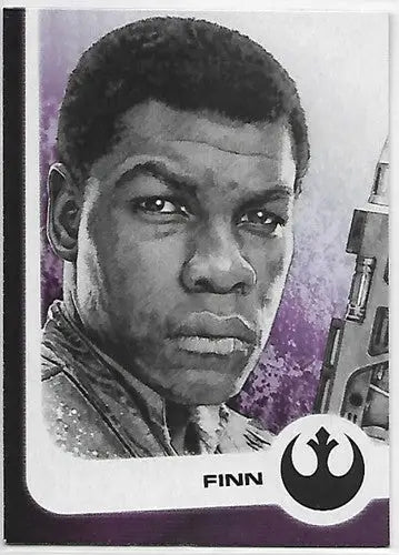 2017 Topps Star Wars Journey to The Last Jedi Illustrated Characters #9 ID:27921 - Star Wars Card Single