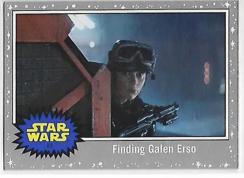 2017 Topps Star Wars Journey to The Last Jedi Silver Starfield #63 Find ID:28065 - Star Wars Card Single