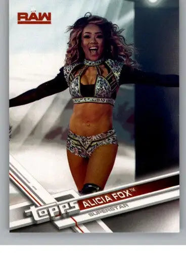 2017 Topps Then Now Forever #105 Alicia Fox NM-MT - Other