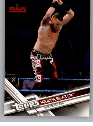 Original gloss Heath Slater wrestling trading card 2017 Topps Then Now Forever NM-MT