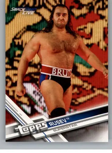 2017 Topps Then Now Forever #158 Rusev NM-MT ID:3368 - Wrestling Card Single
