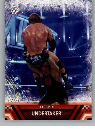 2017 Topps Then Now Forever Finishers and Signature Moves #F-12 Undertak ID:3389 - Other