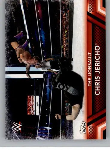 2017 Topps Then Now Forever Finishers and Signature Moves #F-19 Chris Je ID:3391 - Wrestling Card Single
