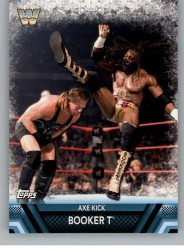 2017 Topps Then Now Forever Finishers and Signature Moves #F-23 Booker T ID:3393 - Wrestling Card Single
