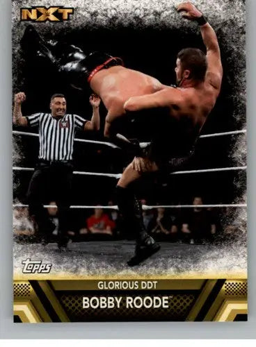 2017 Topps Then Now Forever Finishers and Signature Moves #F-31 Bobby Ro ID:3396 - Wrestling Card Single