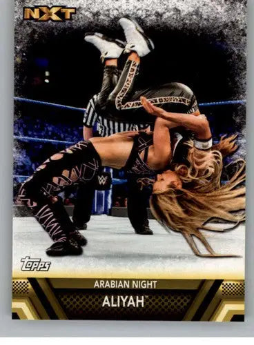 2017 Topps Then Now Forever Finishers and Signature Moves #F-34 Aliyah N ID:3397 - Wrestling Card Single