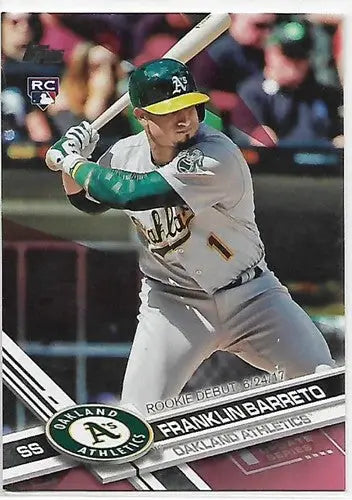 2017 Topps Update Mother’s Day Hot Pink #US113 Franklin Barreto NM-MT 44 ID:5885 - Baseball Card Single