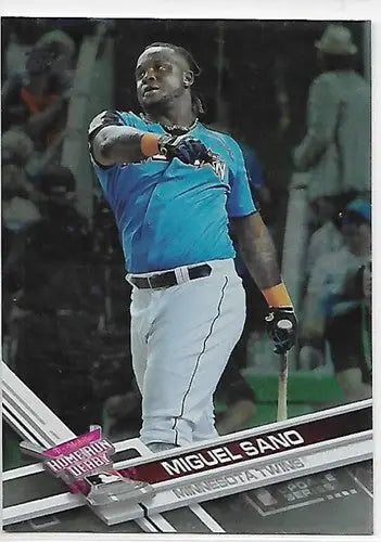2017 Topps Update Rainbow Foil #US268 Miguel Sano NM-MT Twins ID:5879 - Baseball Card Single
