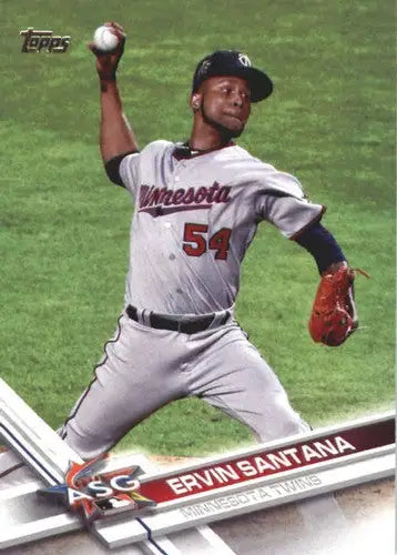 2017 Topps Update #US128 Ervin Santana NM-MT Twins ID:5759 - Baseball Card Single