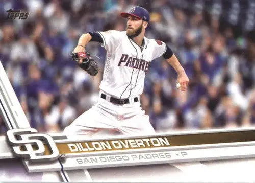 2017 Topps Update #US145 Dillon Overton NM-MT Padres ID:5769 - Baseball Card Single