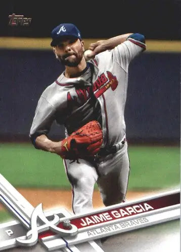 Baseball card US182 Jaime Garcia Topps Update 2017 Braves NM-MT ID 5794