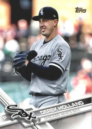 Original gloss 2017 Topps Update US23 Derek Holland White Sox baseball card