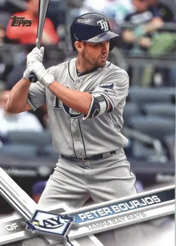 Original gloss baseball card of US284 Peter Bourjos from 2017 Topps Update series