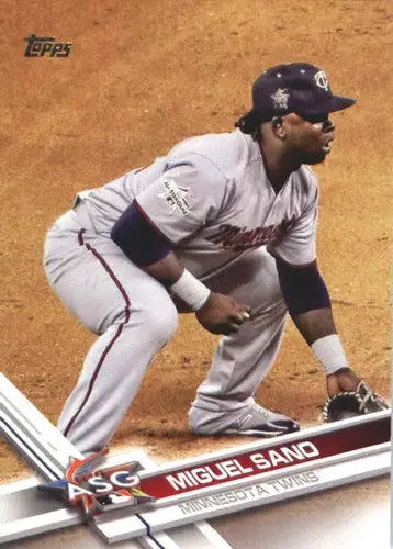 2017 Topps Update US288 Miguel Sano Twins baseball card NM-MT