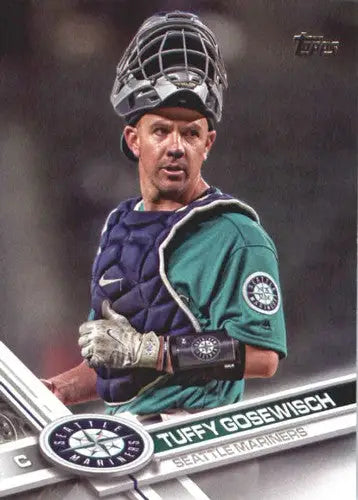 Original gloss baseball card featuring Tuffy Gosewisch from 2017 Topps Update US293