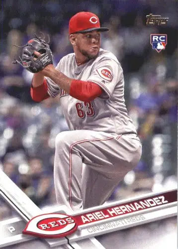 2017 Topps Update #US48 Ariel Hernandez NM-MT RC Rookie Reds ID:5703 - Baseball Card Single