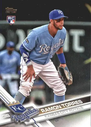 Original gloss 2017 Topps Update US6 Ramon Torres rookie baseball card
