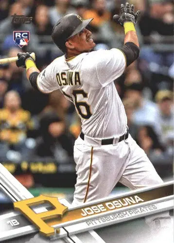 Baseball card featuring Jose Osuna from 2017 Topps Update US66 Jose US66 Jose Pirates