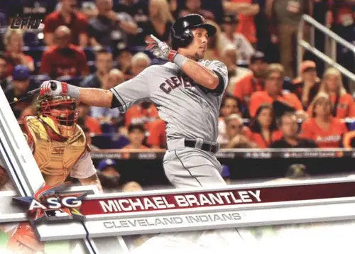 2017 Topps Update #US84 Michael Brantley NM-MT Indians ID:5728 - Baseball Card Single