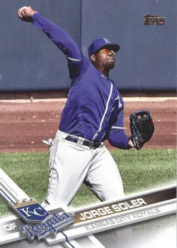 2017 Topps Update US88 Jorge Soler Kansas City Royals baseball card NM-MT