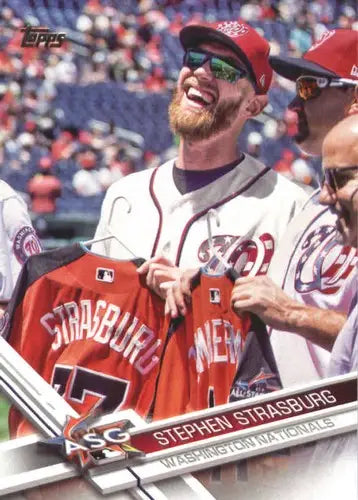 2017 Topps Update #US95 Stephen Strasburg NM-MT Nationals - Baseball Card Single