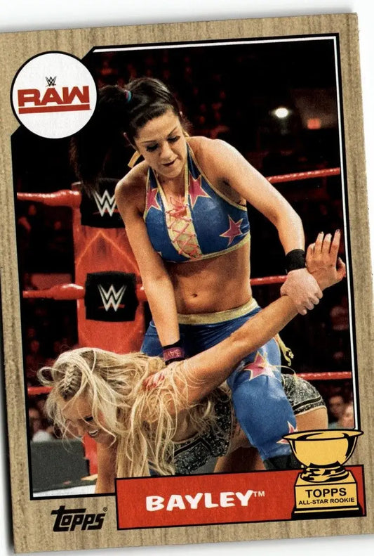 2017 Topps WWE Heritage #12 Bayley - Wrestling Card Single