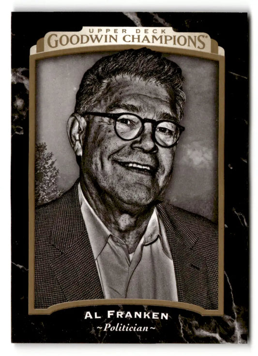 2017 UD Goodwin Champions Base Black and White #136 Al Franken - Politician - Non-Sports Card Single