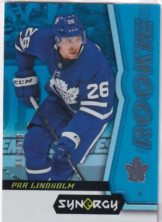 2018-19 Synergy Blue #47 Par Lindolm Toronto Maple Leafs 688/799 - Hockey Card Single