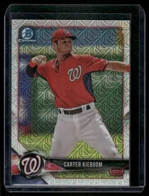 2018 Bowman Chrome Carter Kieboom #BCP7 Refractor 4/30. Baseball - Baseball Card Single