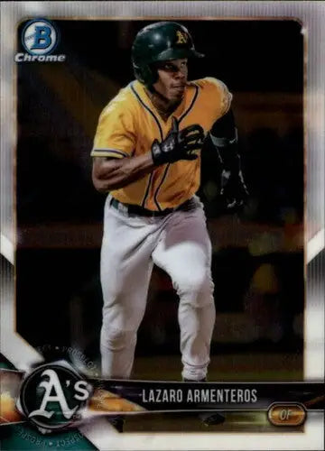 2018 Bowman Chrome Prospects #BCP118 Lazaro Armenteros NM-MT Athletics ID:11264 - Baseball Card Single