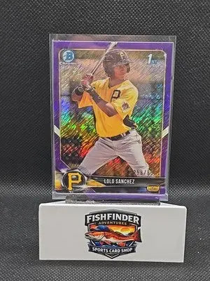 2018 Bowman Chrome -Prospects LoLo Sanchez #BCP247 Purple Shimmer Refractor /655 - Baseball Card Single