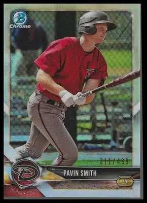 2018 Bowman Chrome Prospects Refractor #BCP214 Pavin Smith #311/499 - Baseball Card Single