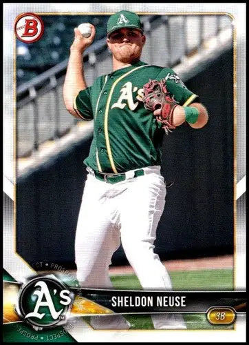 2018 Bowman Draft #BD-123 Sheldon Neuse NM-MT Athletics ID:52065 - Baseball Card Single