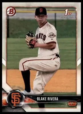 2018 Bowman Draft Blake Rivera BD-80 San Francisco Giants NM - Baseball Card Single