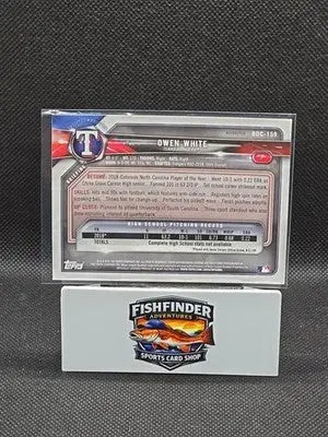 2018 Bowman Draft - Chrome Owen White #BDC-159 Refractor (RC) - Baseball Card Single