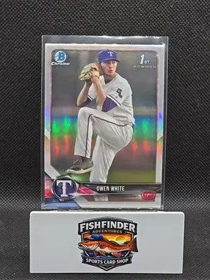 2018 Bowman Draft - Chrome Owen White #BDC-159 Refractor (RC) - Baseball Card Single
