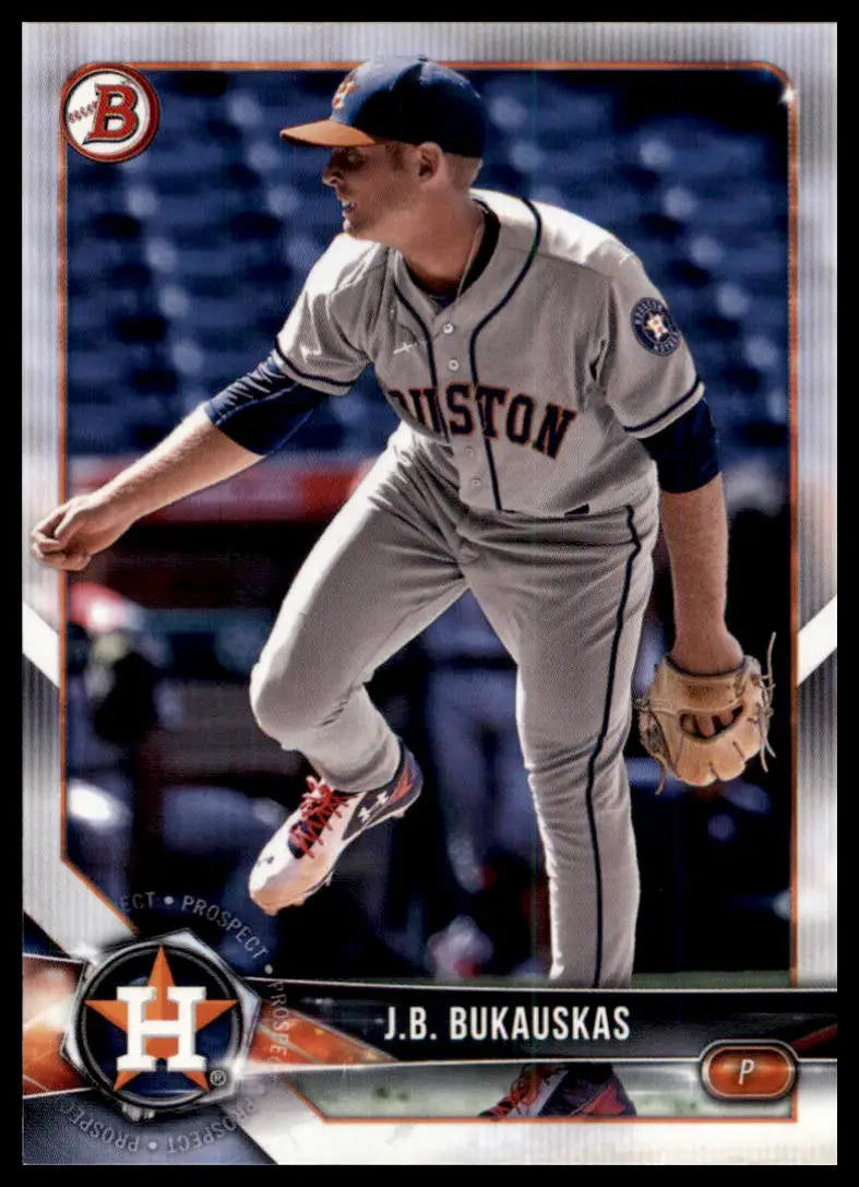 2018 Bowman Draft J.B. Bukauskas BD-189 Houston Astros NM - Baseball Card Single