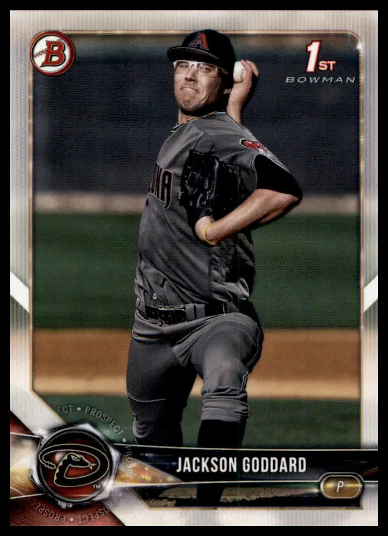 2018 Bowman Draft Jackson Goddard BD-147 1st Arizona Diamondbacks NM - Baseball Card Single