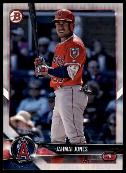 2018 Bowman Draft Jahmai Jones BD-35 Los Angeles Angels NM - Baseball Card Single