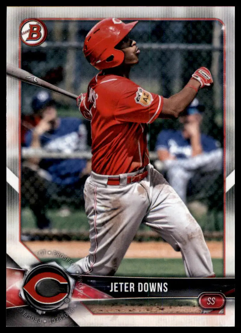 2018 Bowman Draft Jeter Downs BD-151 Cincinnati Reds NM - Baseball Card Single