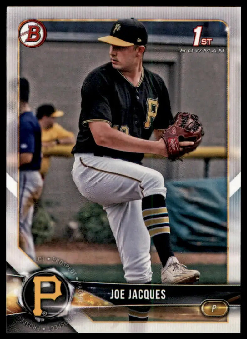 2018 Bowman Draft Joe Jacques BD-24 Pittsburgh Pirates NM - Baseball Card Single