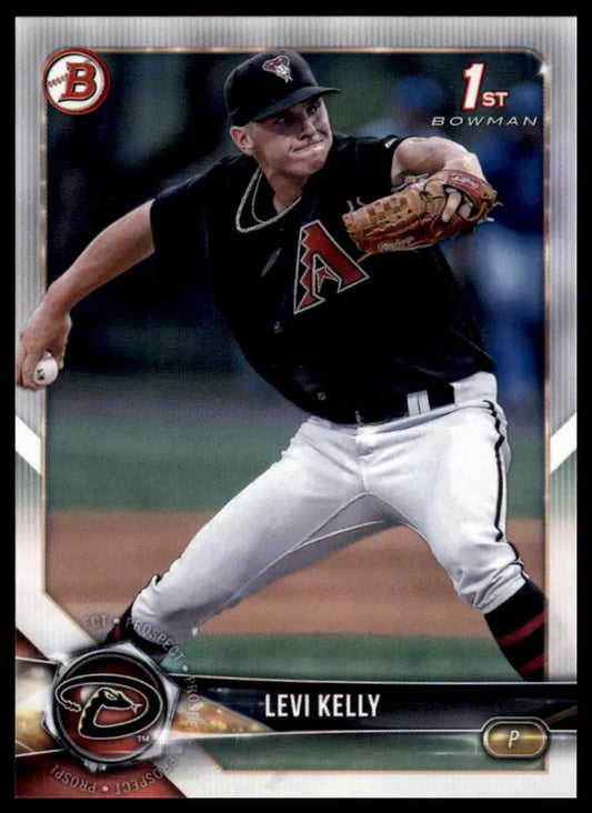 2018 Bowman Draft Levi Kelly BD-102 Arizona Diamondbacks NM - Baseball Card Single