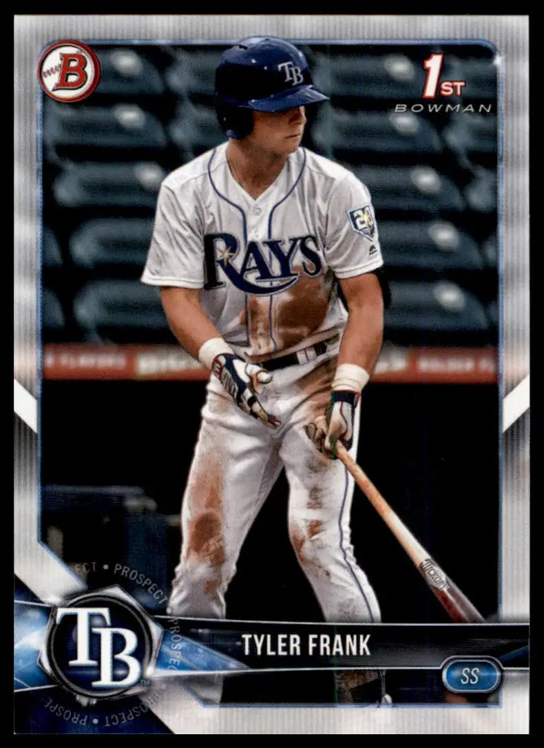 2018 Bowman Draft Tyler Frank BD-156 Tampa Bay Rays NM - Baseball Card Single