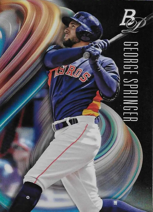 2018 Bowman Platinum #30 George Springer NM-MT Astros ID:15267 - Baseball Card Single