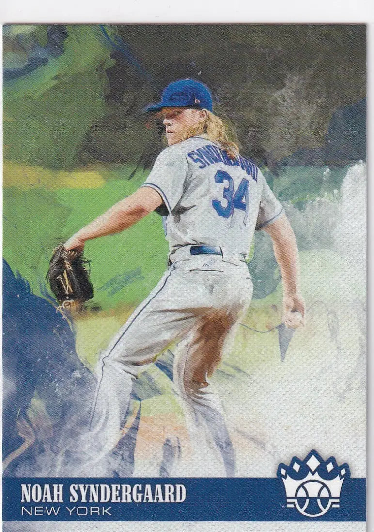 2018 DIAMOND KINGS #144 NOAH SYNDERGAARD- NEW YORK METS - Baseball Card Single