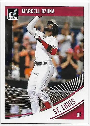 2018 Donruss #134 Marcell Ozuna NM-MT Cardinals - Baseball Card Single