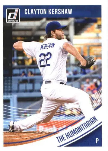 2018 Donruss #154 Clayton Kershaw NM-MT Dodgers - Baseball Card Single