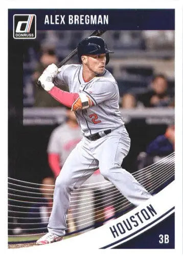 2018 Donruss Alex Bregman baseball card with original gloss NM-MT Astros