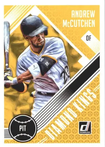 Original gloss 2018 Donruss Andrew McCutchen Diamond King baseball card